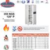 TECHNOMAX ARMADI IGNIFUGHI 355 NGS 169X77.5X65 HxLxP PROTEZIONE DOCUMENTI CHIAVE DOPPIA MAPPA TECHNOMAX NGS