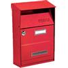 TECHNOMAX CASSETTA POSTALE MIMOSA ROSSA 33X21,5X10,5 HxLxP TECHNOMAX SERIE MIM - MIM/R ROSSO