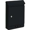 TECHNOMAX CASSETTA POSTALE IRIS NERA 31X27X7 HxLxP TECHNOMAX SERIE IRI - IRI/N NERO