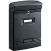 TECHNOMAX CASSETTA POSTALE MAGNOLIA NERA 37X25X12 HxLxP TECHNOMAX SERIE MAG - MAG/N NERO