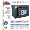 TECHNOMAX CASSAFORTE GMT/7P-S2 H49XL43XP40 HxLxP CON COMBINAZIONE ELETTRONICA DIGITALE TECHNOMAX CON CHIAVE DI EMERGENZA GMT-S2P-N
