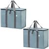 VENO Borsa termica riutilizzabile, borsa frigo grande con coperchio, manici durevoli, cerniere doppie, borsa spesa resta in piedi, pieghevole borsa porta pranzo, borse da picnic