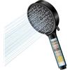 Cobbe Soffione Doccia con Filtro, Bagno ad Alta Pressione, Soffioni Doccia Universale con 6 Modalità di Ugello, Grande Soffione Doccia per Filtro Acqua Dura (Nero)