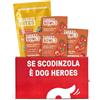 Dog Heroes Gourmet Box per Cani - 4 Pack di Cibo Umido al Tacchino + Premietti ai Semi di Zucca e Mirtillo - 100% Naturale - Senza Cereali - Made in Italy