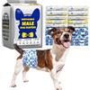 Dono Pannolini Cani Maschi, 20 Pezzi, Pannolini per Cani Maschi per Incontinenza, Indicatore di Bagnatura, Super Assorbenti, a Prova di Perdite, Minzione Eccitante, Calore,XS,S,M,L