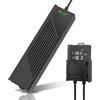 hygger Sommergibile Riscaldatore per Acquario,500W Regolabile Aquarium Heater Fish Tank Heater con Display Digitale Controller, Riscaldatore per Acquario Tartarughe di 250-343L Acqua Dolce