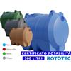 Rototec Serbatoio Da Esterno Rototec CISTERNA 300 LT Polietilene Stoccaggio Acqua