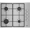 Beko HIGG641C3SX Beko Piano cottura a gas, 4 bruciatori, 60 cm, INOX, Sicurezza gas