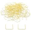 PATIKIL 14mm/0.6 Spille Connettore per Lampadari in Rame, 460 Pezzi Clip per Connettori per Lampadari in Rame per il Fissaggio di Parti di Cristalli, Sostituzioni di Lampadari, Dorato