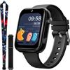 OKYUK Orologio intelligente per bambini 4G, orologio intelligente per ragazze, pulsante di chiamata di emergenza SOS, ideale per bambini dai 3 ai 12 anni, alternativa al telefono cellulare per bambini