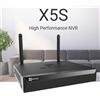 EZVIZ X5S-8W NVR WI-FI IP 8 Canali EZNVR/8 Full HD Uscite HDMI/VGA - Supporta 8 telecamere fino a 3K e HDD max 8TB HDD (non incluso) - EZX5S-8W