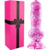 hainuo Dildo realistico con nodo per cani da 25cm,dildo grande in silicone spesso con lupo cattivo con ventosa,pene con plug anale animale per cani fantasy,giocattolo anale grande,coppia maschile e femminile