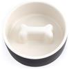 Paikka Ciotola Slow Feed in Ceramica Nera M 15 cm per Cani