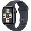 Apple WATCH SE GPS + CELLULAR 40MM S/M Alluminio Jet Black Mezzanotte Sport Band