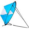 Floving Vela a vento per kayak pop-up, Vela Downwind pieghevole, Canoe portatili a vela a vento lento, Kayak Sail, Kayak Canoe (Blu)