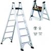 Svelt Scala doppia con gradino e piano Mod. P2 4 gradini