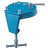 HEUER Disco girevole, morsetto girevole da tavolo 2 in 1, fissaggio flessibile, risparmia spazio e tempo, peso:10 kg, forza:10-60 mm adatto a morsa/Compact, 4661944