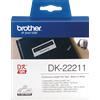 Brother ETICHETTE ORIGINALI BROTHER DK22211 DK-22211 29mm X 90mm 29 mm x 15,24 mT 400 PZ CON SUPPORT