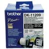 Brother ETICHETTE ORIGINALI BROTHER DK11209 DK-11209 29mm 62mm 800pz
