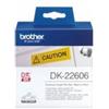 Brother ETICHETTE ORIGINALI BROTHER DK22606 DK-22606 62 mm x 15,24 metri CON SUPPORTO
