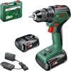 Bosch Trapano avvitatore a batteria UniversalDrill 18V-60 (2 batterie da 2,0 Ah, sistema 18 Volt, in valigetta)