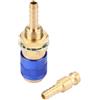 Walfront Saldatrice Tig Connettore Rapido per Gas Argon MIG TIG Saldatore Saldatore Torcia Spina di Saldatura Acqua Gas Collegamento Rapidi In Ottone Raccordo Portagomma per Raccordo Tubo M6(Blu)