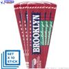 Perfetti Van Melle BROOKLYN CINNAMON CHEWING GUM A LASTRINA GUSTO CANNELLA - GOMME DA MASTICARE | SET DA 10 STICK
