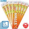 Halls CARAMELLE HALLS GUSTO AGRUMI SENZA ZUCCHERO BALSAMICHE - SET GRAN RISPARMIO DA 10 STICK