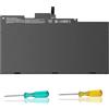 wakeach CS03XL CSO3XL TA03XL Batteria di ricambio per laptop HP EliteBook 745 G3 755 G3 840 G3 848 G3 850 G3 800513-001 800231-141 HSTNN-IB6Y HSTNN-I33C-4 T7B32AA HSTNN-IHSTNN-IHSTNN-33C-5. HP ZBook 15u G3 G4