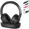 Yuanj 2023 - Cuffie Wireless TV, Bluetooth Cuffie TV Senza Fili per TV/Telefono/Tablet/PC, 28 Ore di Riproduzione Audio, nessun Ritardo Audio, Plug And Play