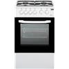 Beko Cucina a Gas 4 Fuochi Forno Elettrico Larghezza x Profondità 50x50 cm con Coperchio colore Bianco - CSS42014FW