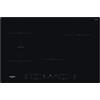 Whirlpool WB B4877 Piano Cottura Induzione 4 Fuochi 77 cm Vetroceramica colore Nero