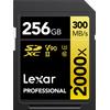 Lexar 256GB Card SDXC V90 Professional 2000X UHS-II U3