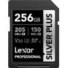 Lexar SDXC 256GB Professional SILVER Plus 1066x UHS-I/U3/A2/4K R205/W150 (V30)
