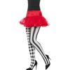 SMIFFYS Collant Arlecchino, bianchi e neri Halloween