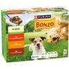 Bonzo Purina Bonzo (Friskies) con manzo, pollo, agnello in salsa umido per cani (bustine) 8 scatole (96 x 85 g)