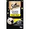Sheba Creamy Snacks con pollo snack per gatti (4 pezzi) 2 confezioni