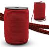 DOJA Barcelona | Rotolo Cordino in Poliammide | Cordino da 100 m | Cordoncino Thai Rosso | Diametro 3mm | Corda forte | Cordino per Borse Uncinetto, Lacci Scarpe Sportive, Fili Uncinetto