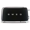 SMEG TOSTAPANE 4 FETTE, 50s STYLE, TSF02 NERO