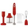 SMEG FRULLATORE A IMMERSIONE CON ACCESSORI, 50s STYLE, HBF02 ROSSO