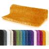 Spirella - Tappeto da Bagno Highland in Microfibra, Supporto Antiscivolo, Asciugatura Rapida, Pelo Lungo 40 mm, Lavabile in Lavatrice e asciugabile in asciugatrice - 80x150 cm - Arancione