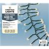 KAEMINGK Luci di Natale Lumineo Cluster Twinkle - 1150 Led Bianco Caldo - Filo Verde da 15 metri
