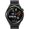 Huawei WATCH GT Runner-B19S,Black Durable Polymer Fiber Case,Black Soft Silicone