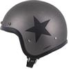 DMD Retro Star Grey Casco Jet S