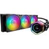 COOLER MASTER COOLER DISSIPATORE A LIQUIDO 3 VENTOLE MOBIUS 120 ARGB SCHERMO LCDPERSONALIZZABILE DA 2.1 POLLICI