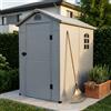 MIlani Home UTILITY - casetta in resina da giardino porta attrezzi