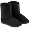 CityComfort Ciabatte Donna - Pantofole Donna Invernali a Stivaletto 36-41 - Ciabatte Pelose Donna con Suola Antiscivolo - Regalo Donna Compleanno Natale (Nero, 37 EU)