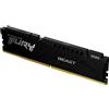 Kingston FURY Beast Nero XMP DDR5 128GB 5200MT/s CL40 DIMM Memoria Gaming per Computer Fissi (kit da 4) - KF552C40BBK4-128