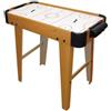 Sport1 Tavolo Air Hockey con Ventola 12 V Batteria 2 Dischi Table come Mini Biliardino