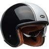 Bell Casco Moto Jet Custom Bell TX501 RALLY Nero Bianco